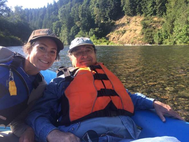 Dad on the Santiam